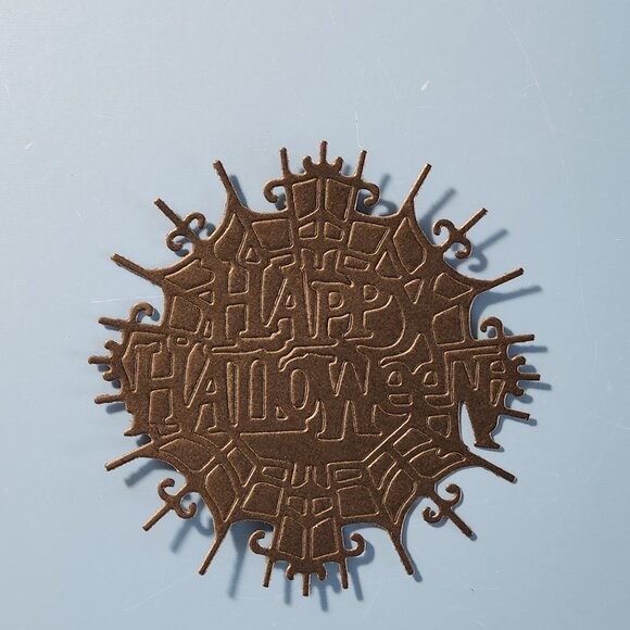 #303 Happy Halloween with Spider Web Die Cardmaking Scrapbooking - Picture 6 of 6